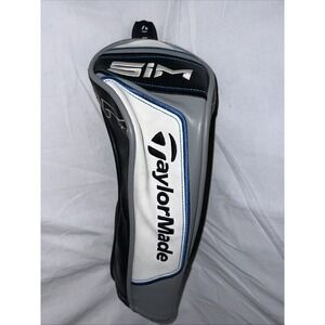 TaylorMade Sim Driver Head Cover Black White Blue Golf Headcover Storage Protect